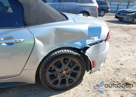 2020 Fiat 124 Spider Abarth из США, поврежденный, VIN JC1NFAEK4L0144477